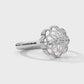 Flower Mandala 925 Sterling Silver Ring