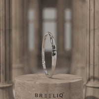 14K Solid Gold Personalized Engraved Ring