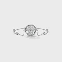 Floral 925 Sterling Silver Bracelet