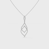 Minimalist Twisted Silver Chain Necklace For Daily Wear
