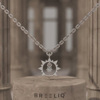 Sunburst Lab Grown Diamond Necklace